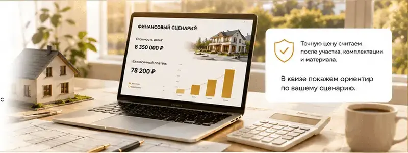 Расчёт финансового сценария строительства
